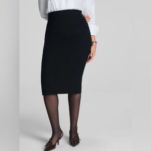 NWT - SPANXsupersmooth™ PerfectFit Ponte Ultra High-Rise Midi Skirt